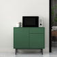 Wooden Rectangle Sideboard Modern Home Sideboard Cabinet with Drawers and Door 31"L x 14"W x 28"H Green Clearhalo 'buffet_sideboard' 'Buffets & Sideboards' 'furn' 'furn_buffet_sideboard' 'Furniture' 'Kitchen & Dining Furniture' 6296113