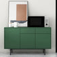 Wooden Rectangle Sideboard Modern Home Sideboard Cabinet with Drawers and Door 47"L x 14"W x 28"H Green Clearhalo 'buffet_sideboard' 'Buffets & Sideboards' 'furn' 'furn_buffet_sideboard' 'Furniture' 'Kitchen & Dining Furniture' 6296121