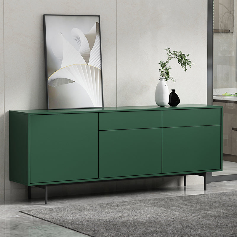 Modern Wooden Storage Sideboard Rectangle Sideboard Cabinet with Drawers and Doors Clearhalo 'buffet_sideboard' 'Buffets & Sideboards' 'furn' 'furn_buffet_sideboard' 'Furniture' 'Kitchen & Dining Furniture' 6296135