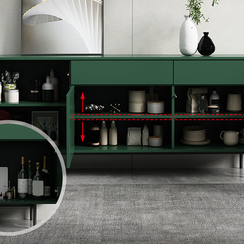 Modern Wooden Storage Sideboard Rectangle Sideboard Cabinet with Drawers and Doors Clearhalo 'buffet_sideboard' 'Buffets & Sideboards' 'furn' 'furn_buffet_sideboard' 'Furniture' 'Kitchen & Dining Furniture' 6296141