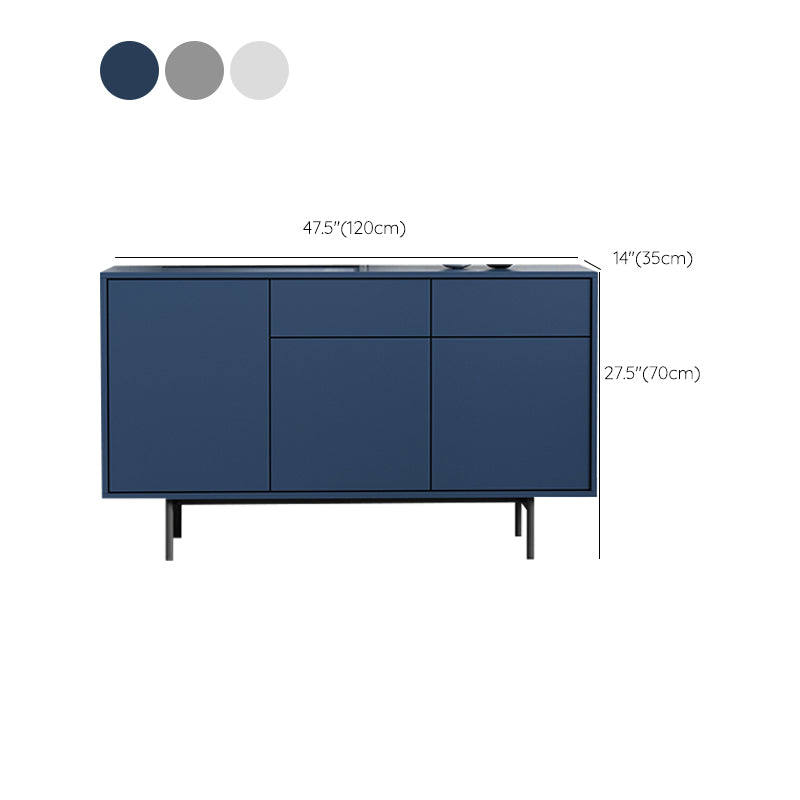 Modern Wooden Storage Sideboard Rectangle Sideboard Cabinet with Drawers and Doors Clearhalo 'buffet_sideboard' 'Buffets & Sideboards' 'furn' 'furn_buffet_sideboard' 'Furniture' 'Kitchen & Dining Furniture' 6296158