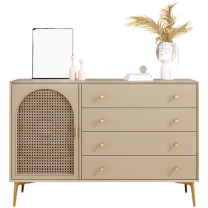 Sideboard di stoccaggio in legno di rettangolo di rettangolo moderno