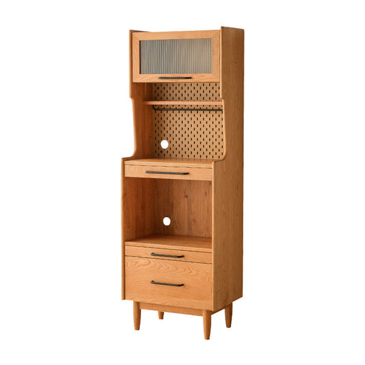 Scheda laterale di legno moderna casa minimalista con cassetti