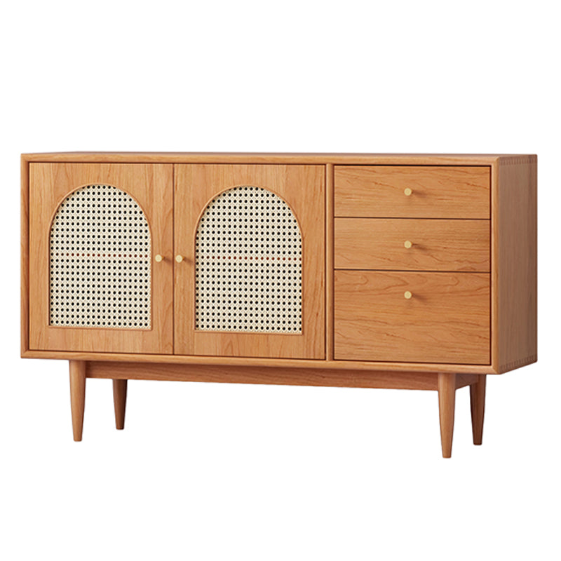 Stellaboard di stoccaggio del rettangolo moderno 55 "L Scheda laterale in legno con cassetti e porta