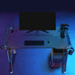 Modern Style Computer Desk Free Form Gaming Desk with 4 Legs 47.2"L x 23.6"W x 28.7"H Black Clearhalo 'furn' 'furn_office_desk' 'Furniture' 'Office Desks' 'Office Furniture' 'office_desk' 6296584