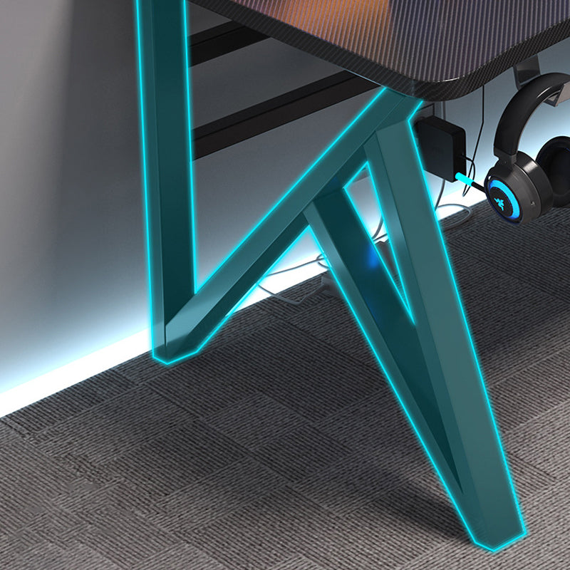 Contemporary Computer Desk Cable Management Rectangular Gaming Desk Clearhalo 'furn' 'furn_office_desk' 'Furniture' 'Office Desks' 'Office Furniture' 'office_desk' 6296598