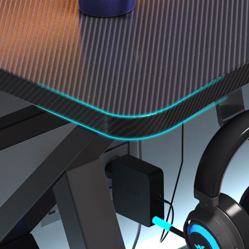 Contemporary Computer Desk Cable Management Rectangular Gaming Desk Clearhalo 'furn' 'furn_office_desk' 'Furniture' 'Office Desks' 'Office Furniture' 'office_desk' 6296601