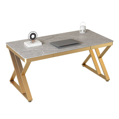 29 "H Glam Writing Desk Bureau de bureau en métal rectangulaire pour le bureau