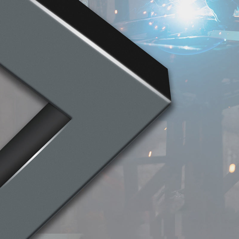 Dennen- en ijzeren computerbureau industrieel bruin bureau bureau