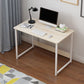 Bureau d'écriture rectangulaire en bois bureau de bureau avec des jambes en métal