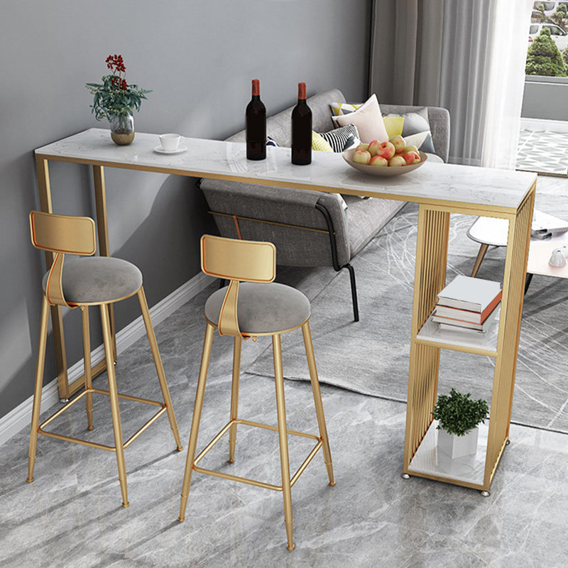 Industrial Bar Table Bar Height Rectangle Pub Table for Indoor Clearhalo 'Bar Furniture' 'Bar Tables' 'bar_tables' 'furn' 'furn_bar_tables' 'Furniture' 'Kitchen & Dining Furniture' 6297005