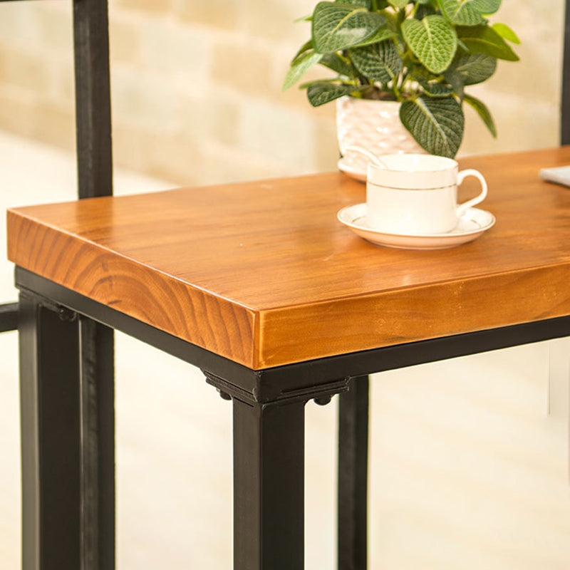 Industrial Bar Table Solid Wood Bar Height Rectangle Pub Table for Breakroom Clearhalo 'Bar Furniture' 'Bar Tables' 'bar_tables' 'furn' 'furn_bar_tables' 'Furniture' 'Kitchen & Dining Furniture' 6297019