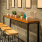 Industrial Bar Table Solid Wood Bar Height Rectangle Pub Table for Breakroom Clearhalo 'Bar Furniture' 'Bar Tables' 'bar_tables' 'furn' 'furn_bar_tables' 'Furniture' 'Kitchen & Dining Furniture' 6297022
