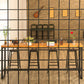 Industrial Bar Table Solid Wood Bar Height Rectangle Pub Table for Breakroom Clearhalo 'Bar Furniture' 'Bar Tables' 'bar_tables' 'furn' 'furn_bar_tables' 'Furniture' 'Kitchen & Dining Furniture' 6297024