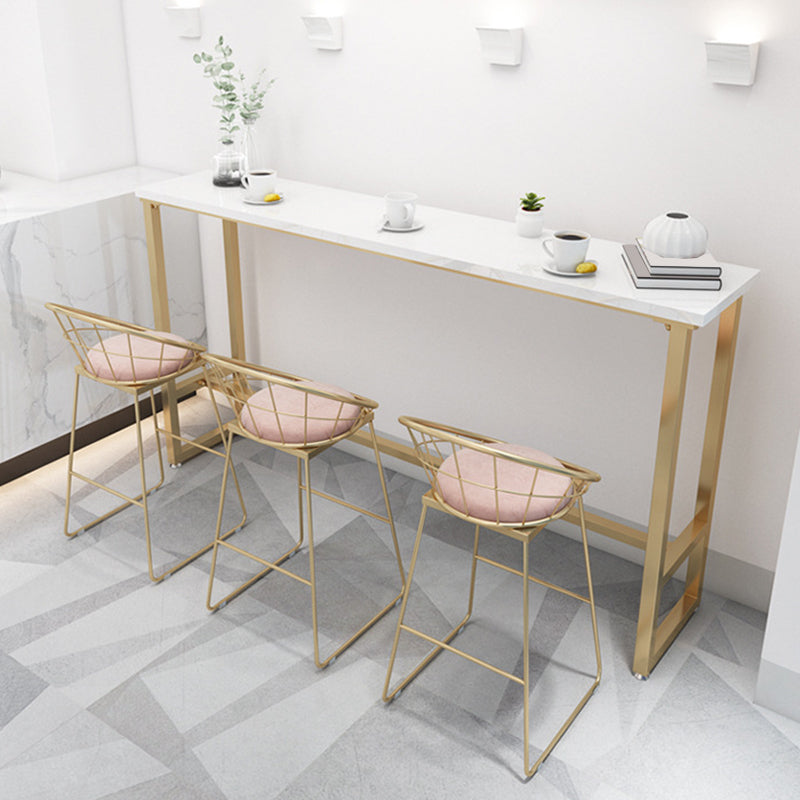 Rectangle Bar Table Contemporary Pub Table for Indoor and Breakroom Clearhalo 'Bar Furniture' 'Bar Tables' 'bar_tables' 'furn' 'furn_bar_tables' 'Furniture' 'Kitchen & Dining Furniture' 6297123