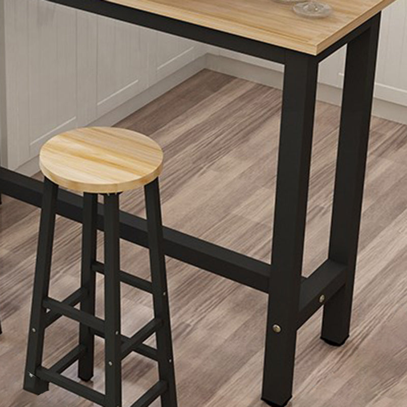 Industrial Bar Table Rectangle Pub Table for Outdoor and Breakroom Clearhalo 'Bar Furniture' 'Bar Tables' 'bar_tables' 'furn' 'furn_bar_tables' 'Furniture' 'Kitchen & Dining Furniture' 6297164
