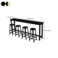 Industrial Bar Table Rectangle Pub Table for Outdoor and Breakroom Clearhalo 'Bar Furniture' 'Bar Tables' 'bar_tables' 'furn' 'furn_bar_tables' 'Furniture' 'Kitchen & Dining Furniture' 6297169