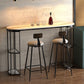 Oval Pub Table Bar Height Glam Bar Table for Indoor and Breakroom Clearhalo 'Bar Furniture' 'Bar Tables' 'bar_tables' 'furn' 'furn_bar_tables' 'Furniture' 'Kitchen & Dining Furniture' 6297188