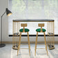 Oval Pub Table Bar Height Glam Bar Table for Indoor and Breakroom Clearhalo 'Bar Furniture' 'Bar Tables' 'bar_tables' 'furn' 'furn_bar_tables' 'Furniture' 'Kitchen & Dining Furniture' 6297190