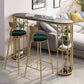 Oval Pub Table Bar Height Glam Bar Table for Indoor and Breakroom Clearhalo 'Bar Furniture' 'Bar Tables' 'bar_tables' 'furn' 'furn_bar_tables' 'Furniture' 'Kitchen & Dining Furniture' 6297191