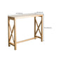Mesa de Bar rectangular, mesa de Pub contemporánea de madera maciza para interiores