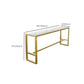 Glam Bar-height Table Rectangular and White Top Table for Living Room Clearhalo 'Bar Furniture' 'Bar Tables' 'bar_tables' 'furn' 'furn_bar_tables' 'Furniture' 'Kitchen & Dining Furniture' 6297237
