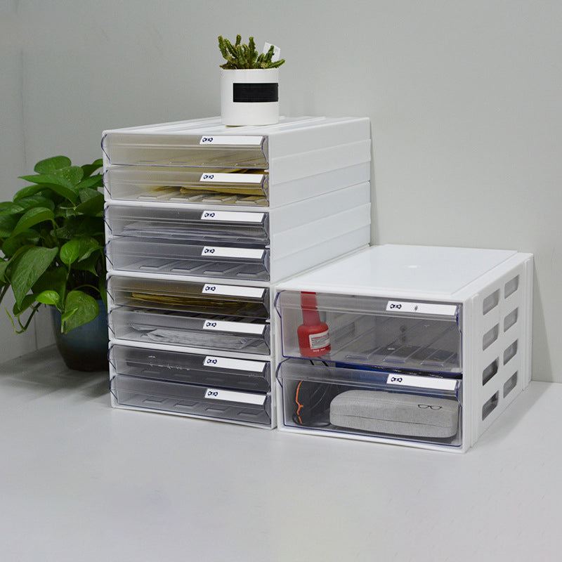 Contemporary Lateral Filing Cabinet Acrylic Filing Cabinet for Home Office Clearhalo 'Filing Cabinets' 'filling_cabinets' 'furn' 'furn_filling_cabinets' 'Furniture' 'Office Furniture' 6297474