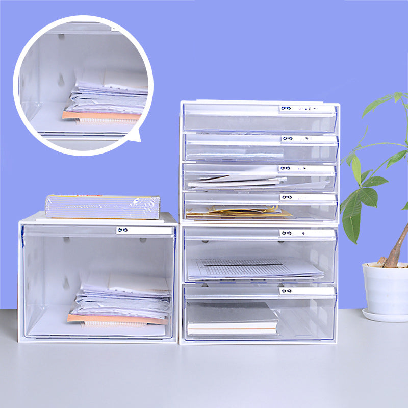 Contemporary Lateral Filing Cabinet Acrylic Filing Cabinet for Home Office Clearhalo 'Filing Cabinets' 'filling_cabinets' 'furn' 'furn_filling_cabinets' 'Furniture' 'Office Furniture' 6297479