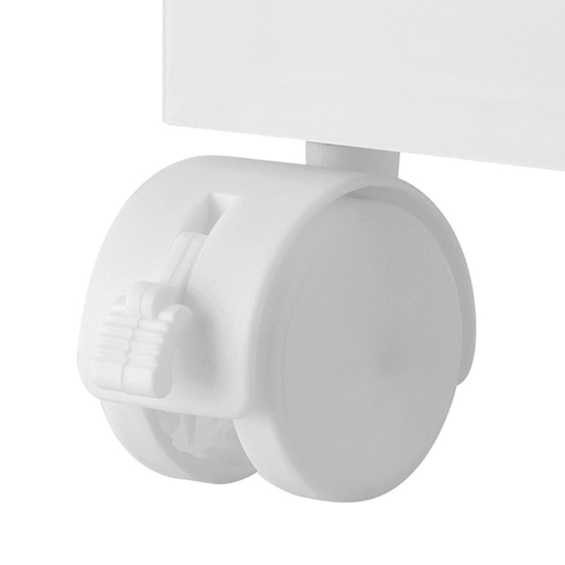 Classeur simple à roulettes de couleur unie, classeur détaillé pour la maison ou le bureau