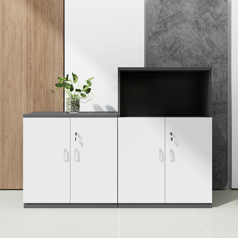Scandinavian Style Lateral Filing Cabinet Wood Filing Cabinet with Locking Storage Clearhalo 'Filing Cabinets' 'filling_cabinets' 'furn' 'furn_filling_cabinets' 'Furniture' 'Office Furniture' 6297546
