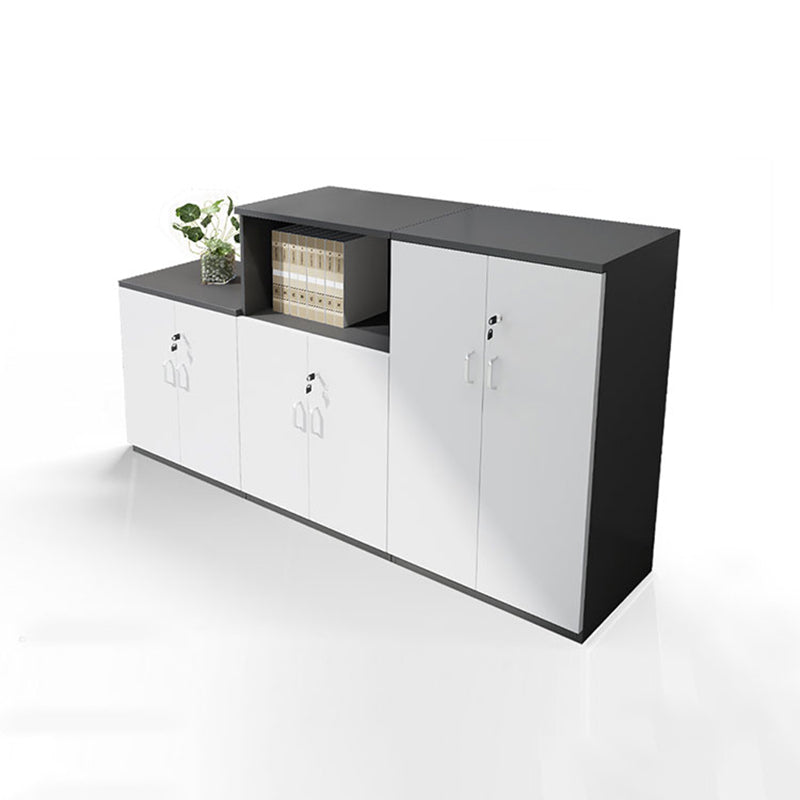Scandinavian Style Lateral Filing Cabinet Wood Filing Cabinet with Locking Storage Clearhalo 'Filing Cabinets' 'filling_cabinets' 'furn' 'furn_filling_cabinets' 'Furniture' 'Office Furniture' 6297553