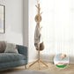 Solid Wood Free Standing Hall Tree Contemporary Hall Stand for Living Room 16.5"L x 16.5"W x 69"H Natural Clearhalo 'Entry & Mudroom Furniture' 'furn' 'furn_hall_tree_coat_racks' 'Furniture' 'Hall Trees & Coat Racks' 'hall_tree_coat_racks' 6297614