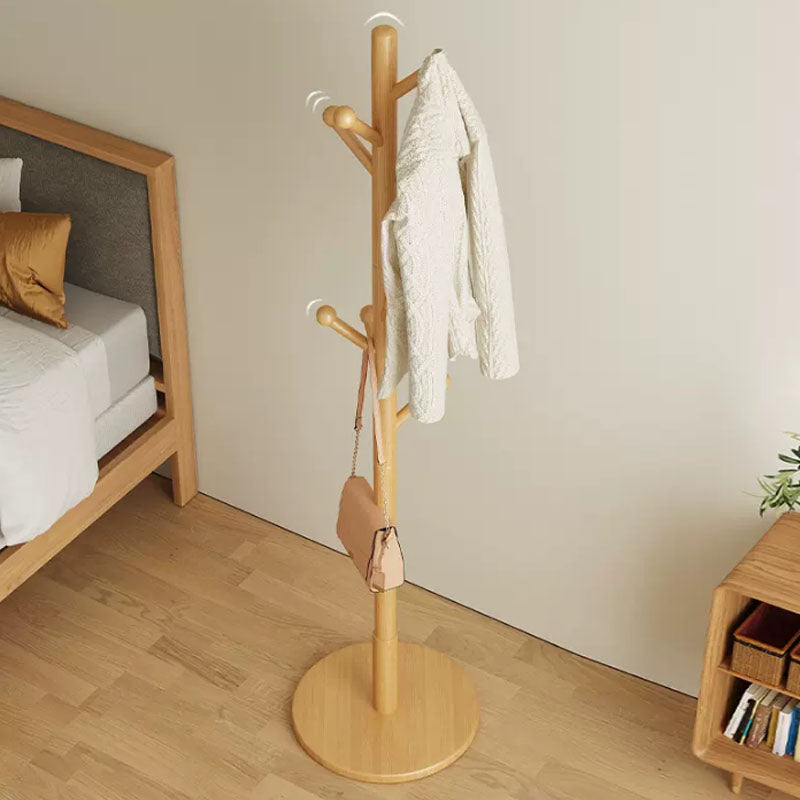 Solid Wood Free Standing Hall Tree Contemporary Hall Stand for Living Room Clearhalo 'Entry & Mudroom Furniture' 'furn' 'furn_hall_tree_coat_racks' 'Furniture' 'Hall Trees & Coat Racks' 'hall_tree_coat_racks' 6297617