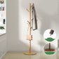 Solid Wood Free Standing Hall Tree Contemporary Hall Stand for Living Room 16"L x 16"W x 69"H Natural Clearhalo 'Entry & Mudroom Furniture' 'furn' 'furn_hall_tree_coat_racks' 'Furniture' 'Hall Trees & Coat Racks' 'hall_tree_coat_racks' 6297618
