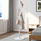Solid Wood Free Standing Hall Tree Contemporary Hall Stand for Living Room 15"L x 15"W x 69"H White Clearhalo 'Entry & Mudroom Furniture' 'furn' 'furn_hall_tree_coat_racks' 'Furniture' 'Hall Trees & Coat Racks' 'hall_tree_coat_racks' 6297627