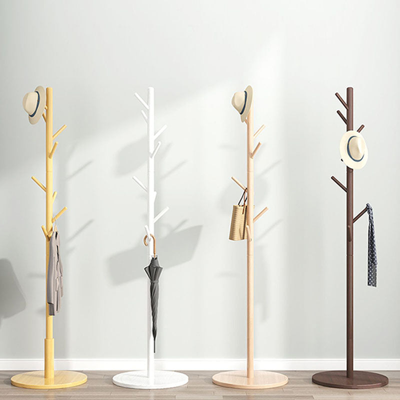 Solid Wood Free Standing Hall Tree Contemporary Hall Stand for Living Room Clearhalo 'Entry & Mudroom Furniture' 'furn' 'furn_hall_tree_coat_racks' 'Furniture' 'Hall Trees & Coat Racks' 'hall_tree_coat_racks' 6297630