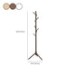 Solid Wood Free Standing Hall Tree Contemporary Hall Stand for Living Room Clearhalo 'Entry & Mudroom Furniture' 'furn' 'furn_hall_tree_coat_racks' 'Furniture' 'Hall Trees & Coat Racks' 'hall_tree_coat_racks' 6297636