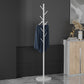 Metal Free Standing Hall Tree with Coat Hooks Hall Stand for Living Room