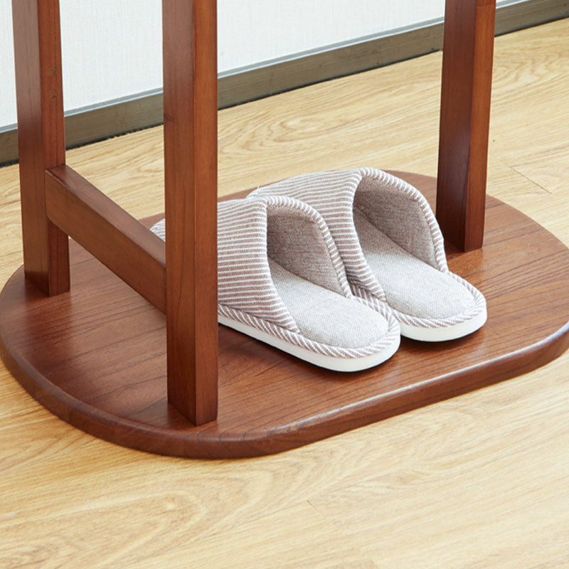 64 "Modern y contemporáneo de la colgilla de pino del hall del salón con riel colgante y ganchos