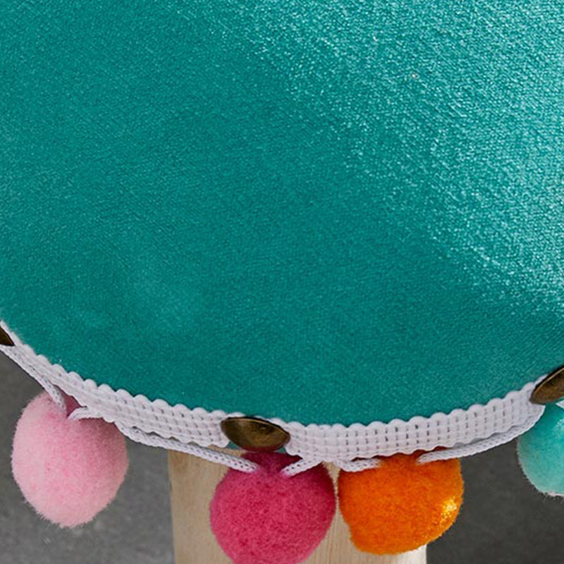 Orange Modern Standard Cotton Tear Resistant Standard for Living Room Clearhalo 'furn' 'furn_ottomans_poufs' 'Furniture' 'Living Room Furniture' 'Ottomans & Poufs' 'ottomans_poufs' 6297782