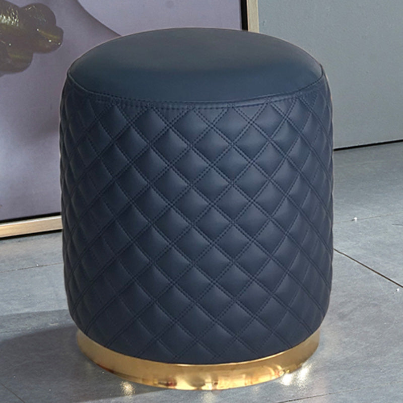 Orange Modern Cube Water Resistant Square Cube for Living Room Ocean Blue Round 1 Piece Clearhalo 'furn' 'furn_ottomans_poufs' 'Furniture' 'Living Room Furniture' 'Ottomans & Poufs' 'ottomans_poufs' 6297972