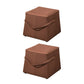 Moden Cotton Pouf Brown Scratch Resistant Pouf for Living Room 16.5"L x 13"W x 15.7"H Coffee 2 Piece Set Clearhalo 'furn' 'furn_ottomans_poufs' 'Furniture' 'Living Room Furniture' 'Ottomans & Poufs' 'ottomans_poufs' 6298862