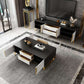 Glam Glass TV Stand Console Enclosed Storage TV Media Stand for Living Room Clearhalo 'furn' 'furn_tv_stands_entertainment_centers' 'Furniture' 'Living Room Furniture' 'TV Stands & Entertainment Centers' 'TV Stands & Media Storage Furniture' 'tv_stands_entertainment_centers' 6298977