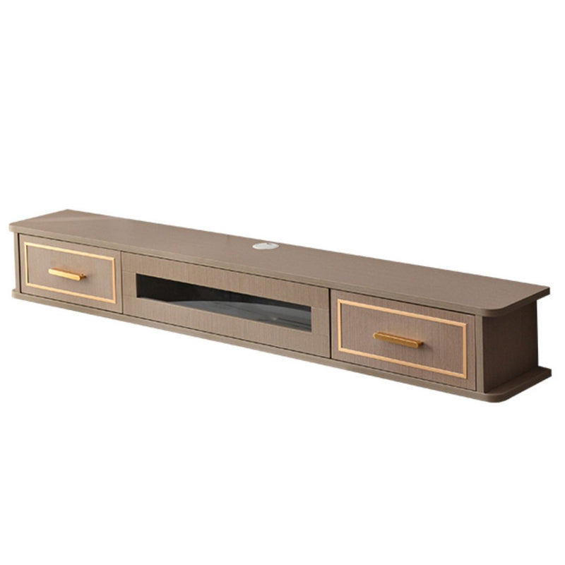 Modern Wood TV Stand Console Floating TV Media Stand with Drawers for Living Room Clearhalo 'furn' 'furn_tv_stands_entertainment_centers' 'Furniture' 'Living Room Furniture' 'TV Stands & Entertainment Centers' 'TV Stands & Media Storage Furniture' 'tv_stands_entertainment_centers' 6299075