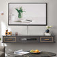 Modern Wood TV Stand Console Floating TV Media Stand with Drawers for Living Room Clearhalo 'furn' 'furn_tv_stands_entertainment_centers' 'Furniture' 'Living Room Furniture' 'TV Stands & Entertainment Centers' 'TV Stands & Media Storage Furniture' 'tv_stands_entertainment_centers' 6299082