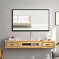 Modern Wood TV Stand Console Floating TV Media Stand with Drawers for Living Room Clearhalo 'furn' 'furn_tv_stands_entertainment_centers' 'Furniture' 'Living Room Furniture' 'TV Stands & Entertainment Centers' 'TV Stands & Media Storage Furniture' 'tv_stands_entertainment_centers' 6299083