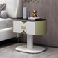 Drawer Storage Bedside Cabinet Modern Bed Nightstand for Bedroom Green-White 1 Piece Clearhalo 'Bedroom Furniture' 'furn' 'furn_night_stand' 'Furniture' 'night_stand' 'Nightstands' 6299181