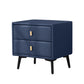 Table de nuit en bois artificiel 2 tiroirs table de nuit pour chambre à coucher