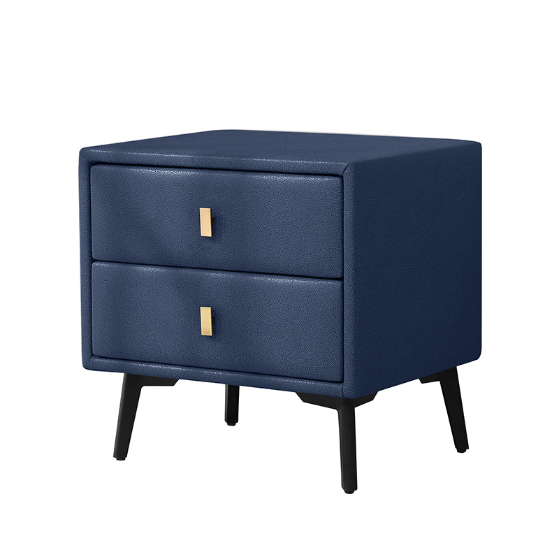 Table de nuit en bois artificiel 2 tiroirs table de nuit pour chambre à coucher