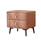 Table de nuit en bois artificiel 2 tiroirs table de nuit pour chambre à coucher